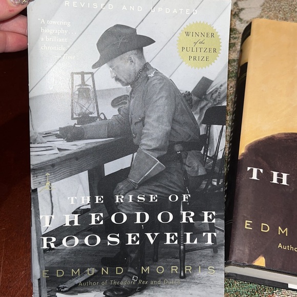 Theodore Rex & The Rise of Theodore Roosevelt 2 Books by Edmond Morris EUC - Picture 2 of 13